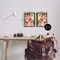 Stupell Industries Victorian Ceramic Dog on Green 2pc Wall Plaque Set By Lil' Rue